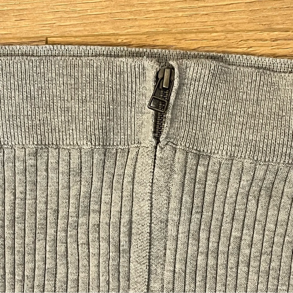 Daily Practice | Ribbed gray sweater midi skirt Women’s size M Anthropologie - Picture 5 of 9